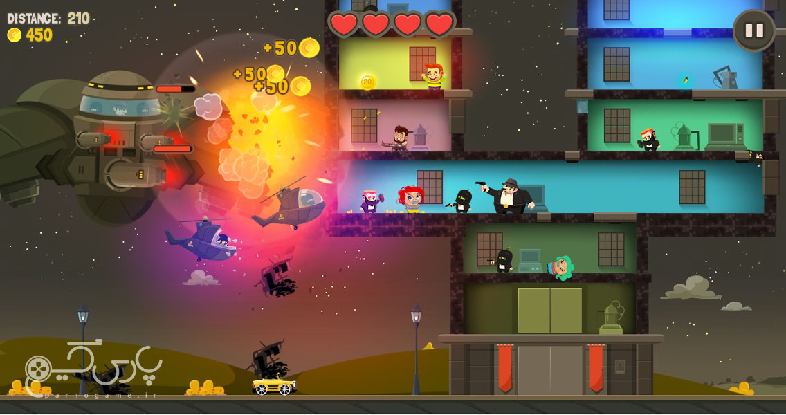 دانلود بازی Aliens Drive Me Crazy برای اندروید (آپدیت 3.2.6)