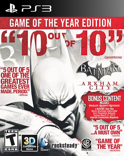 دانلود بازی Batman Arkham City برای پلی استیشن 3