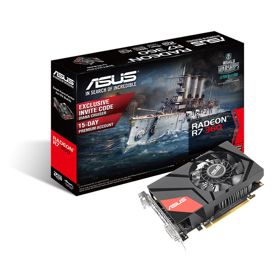 ASUS MINI-R7360-2G Graphics Card