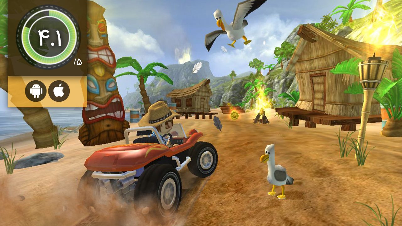 دانلود بازی Beach Buggy Racing 2 برای اندروید و آیفون