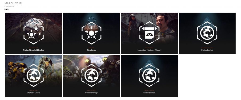 Anthem Roadmap
