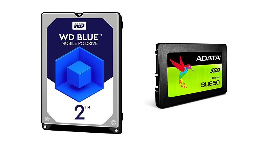 ADATA SU650 240GB & WD BLUE 2TB