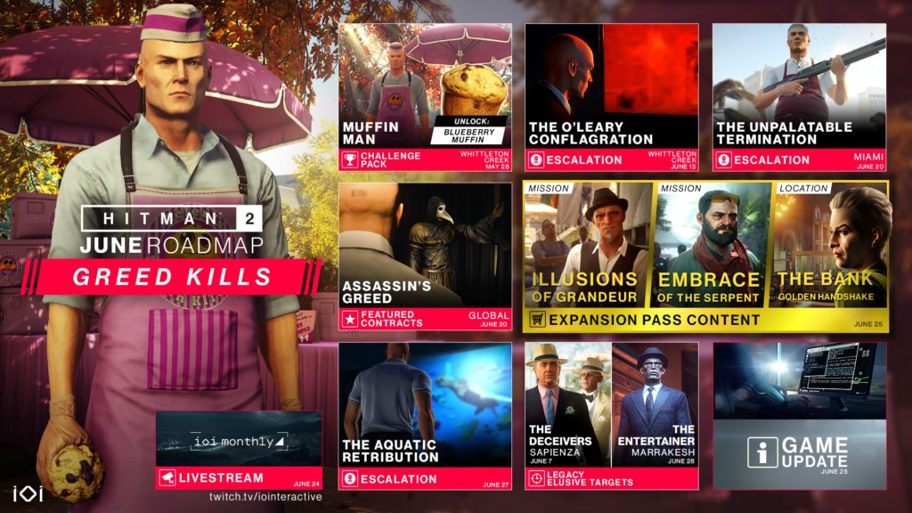 Hitman 2 june updates