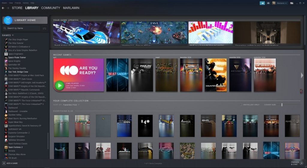 steam new look
