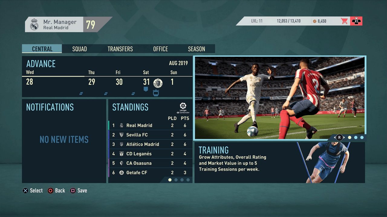fifa20 career
