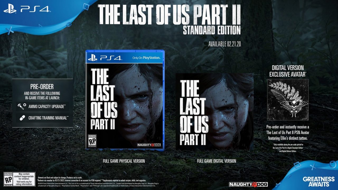 Last of us 2 editions