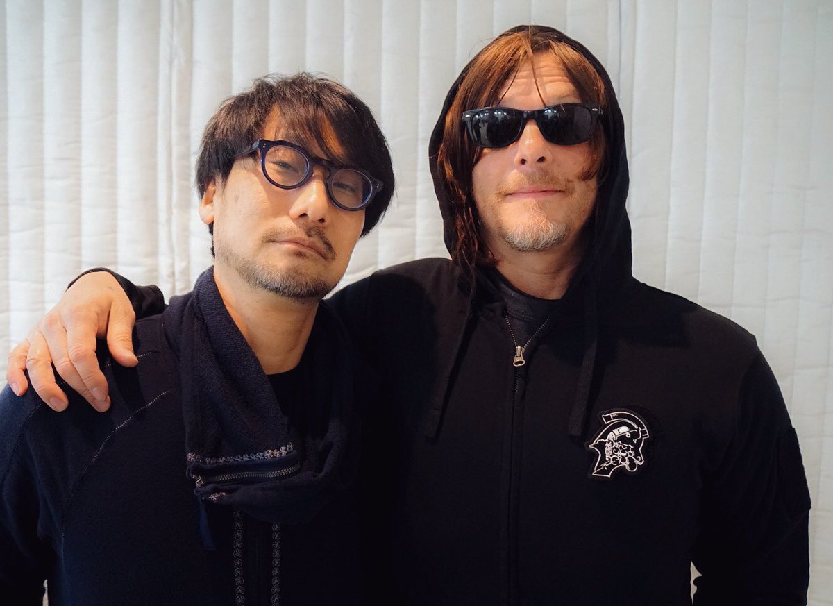 Norman Reedus and Hideo Kojima