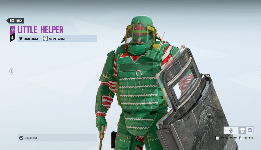 montange uniform rainbow