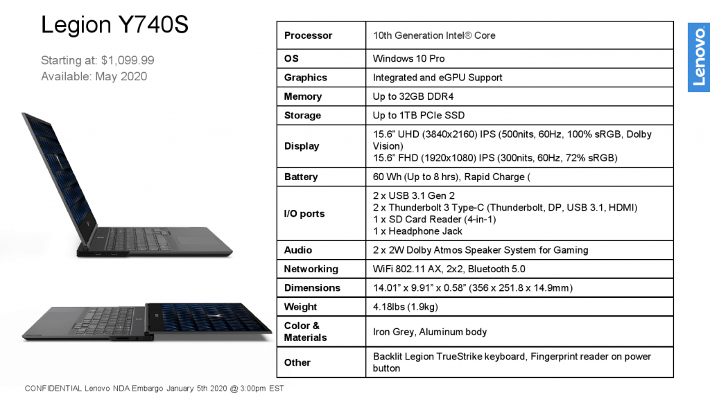 Lenovo NDA Legion