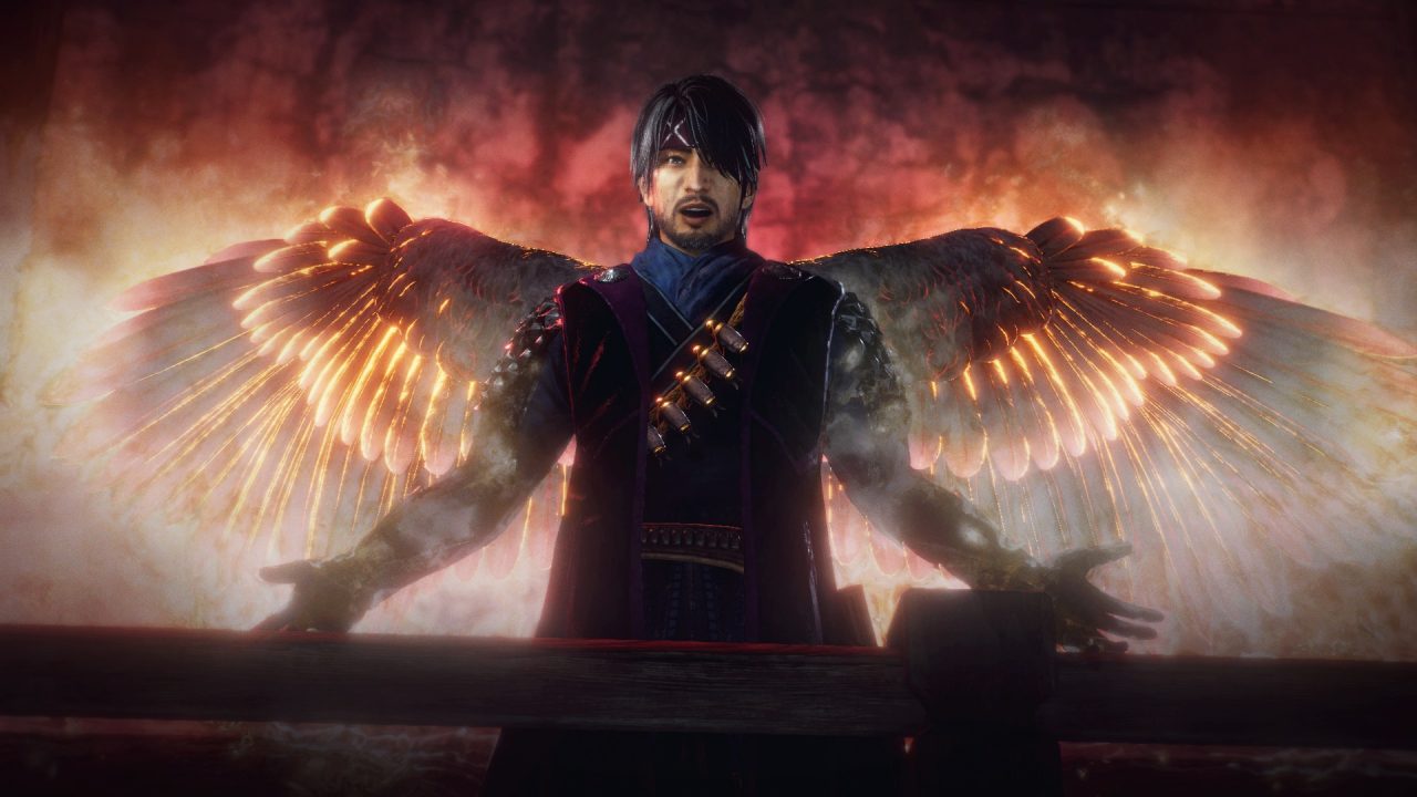 Nioh-2-screenshots-Magoichi-Saika-Yatagarasu-fusion