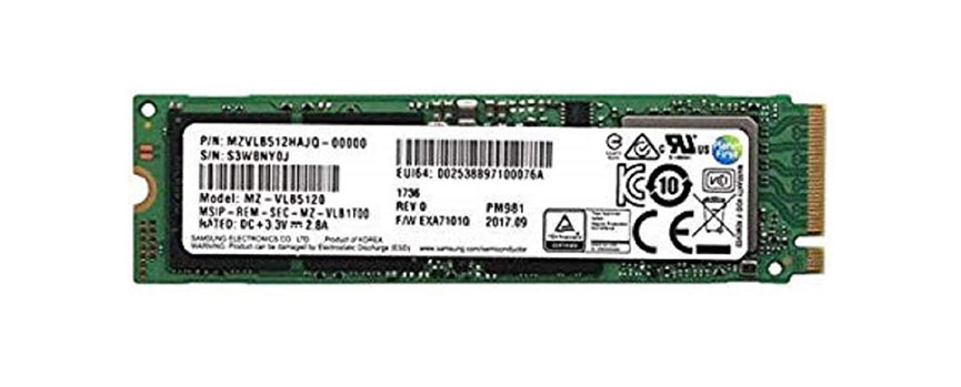SAMSUNG MZVLB512HAJQ PM981 512GB NVMe