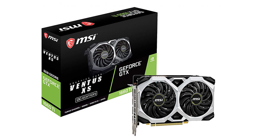 MSI GTX 1660 Ti Ventus XS 6GB