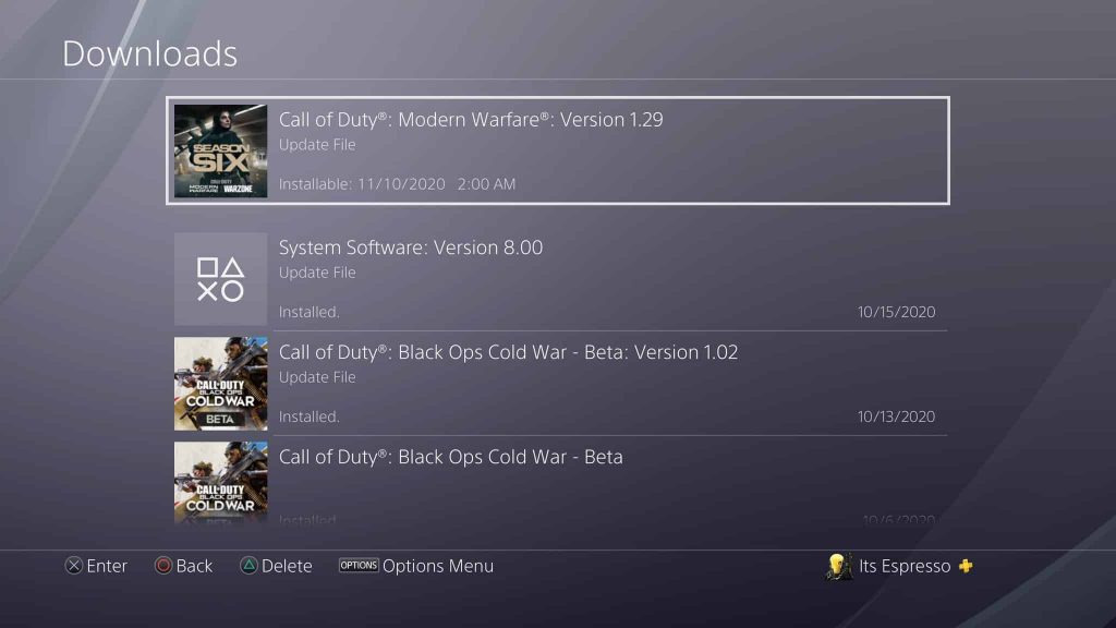 Call of Duty Modern Warfare 1.29