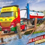 Offroad Oil Tanker Truck Driving
