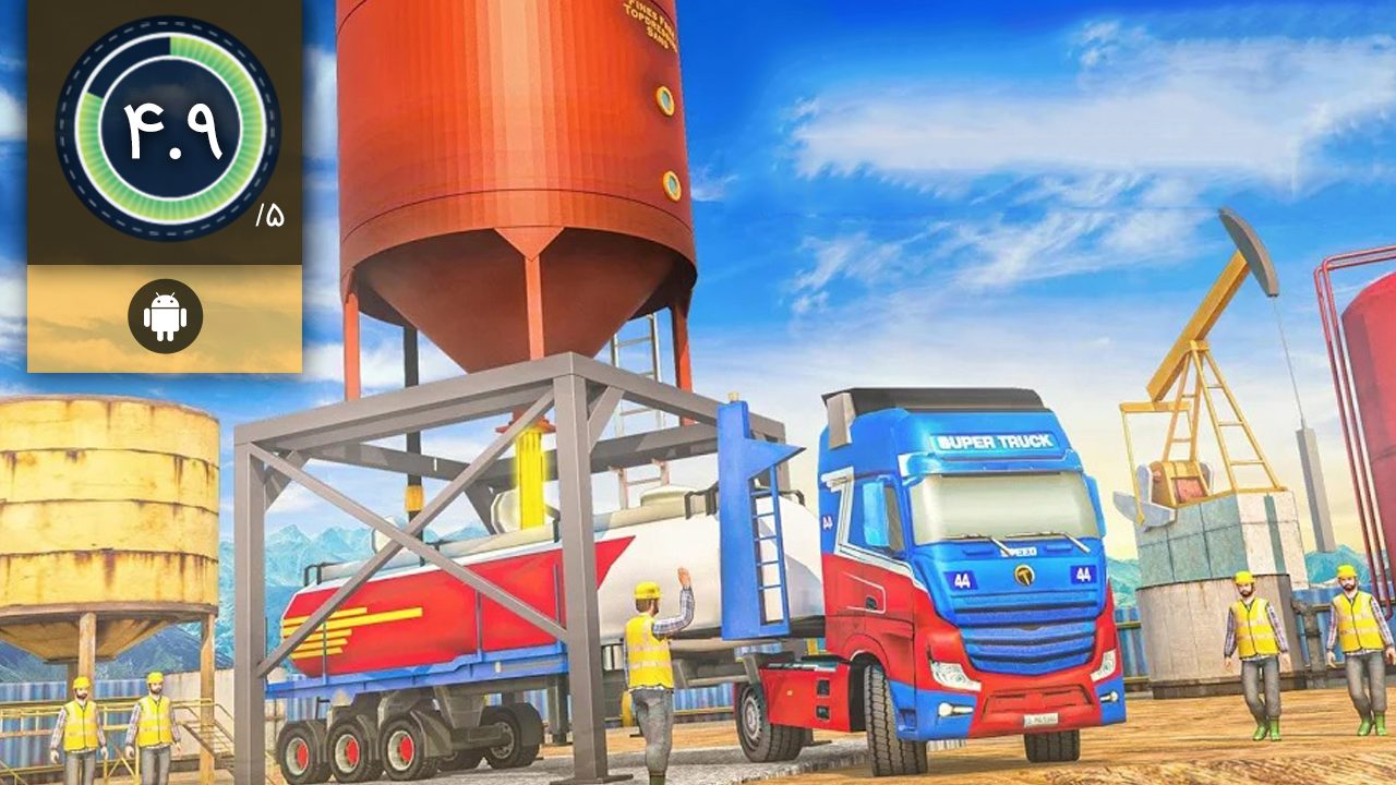 Offroad Oil Tanker Truck Driving
