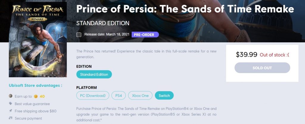 بازی Prince of Persia the Sands of Time Remake