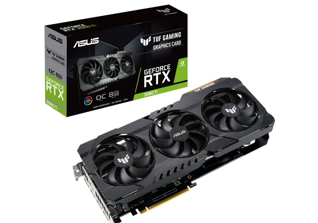 کارت گرافیک ایسوس TUF RTX 3060 Ti OC Gaming 8GB
