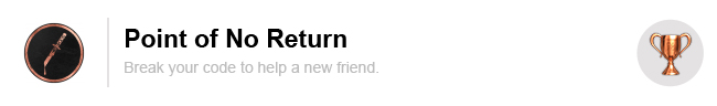 Point of No Return