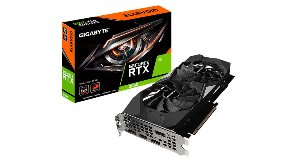 GIGABYTE WINDFORCE RTX 2060 OC 6GB GDDR6