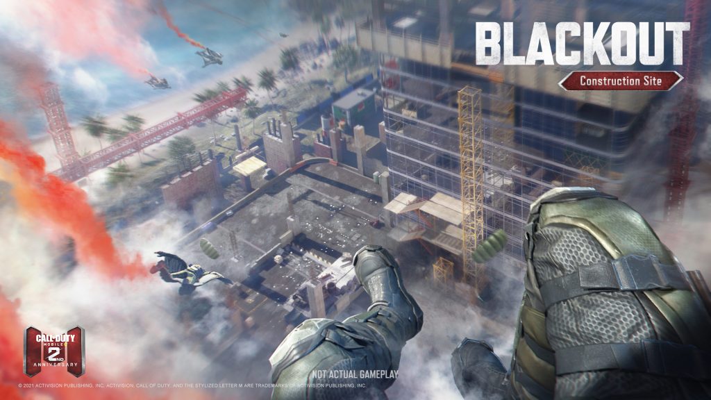 مپ Blackout بازی Call of Duty Mobile