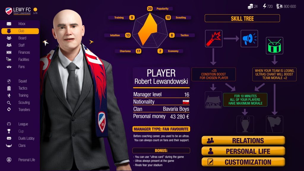 بازی Football Coach رابرت لواندوفسکی
