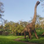 Lawn Mowing Simulator Dino Safari