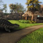 بازی Lawn Mowing Simulator Dino Safari