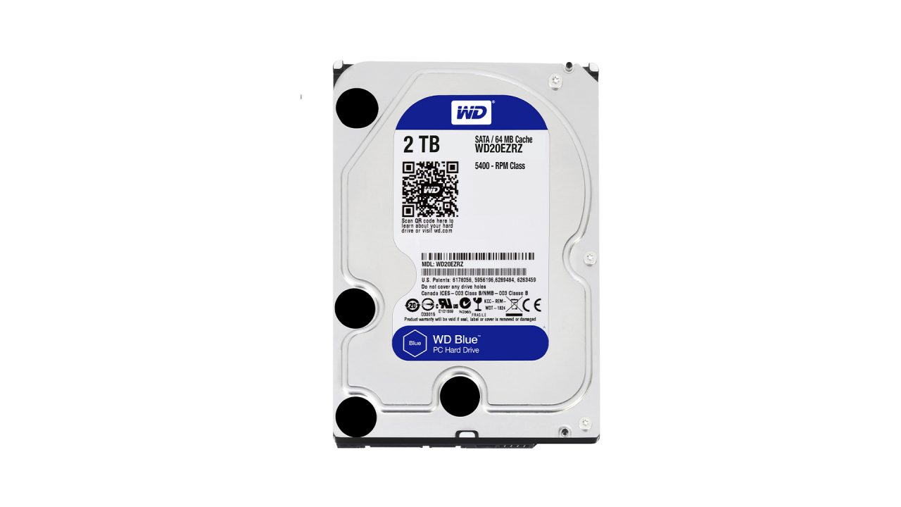 WD Blue 2TB 5400RPM 256MB Buffer