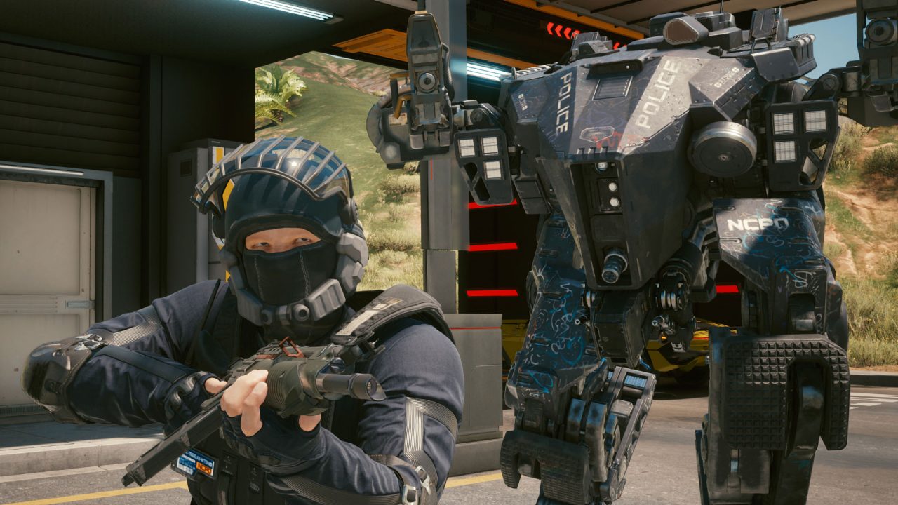 تیراندازی بازی Cyberpunk 2077