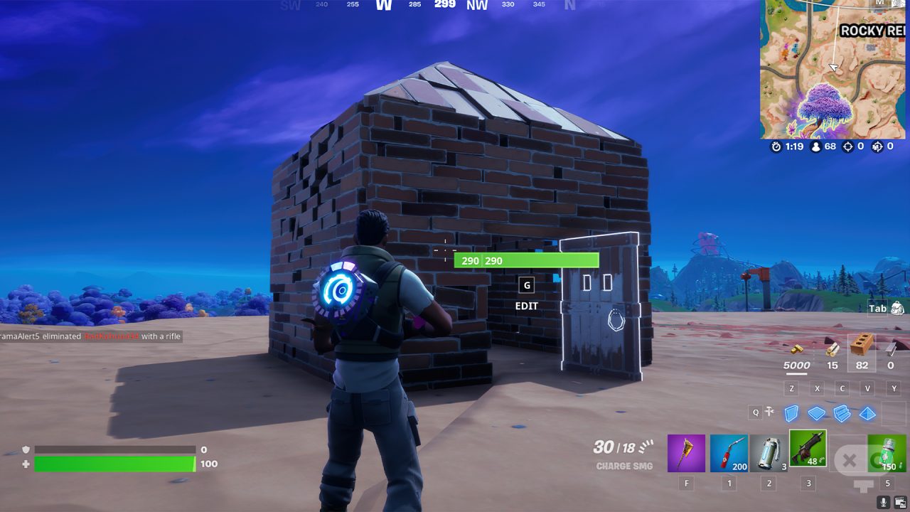 ساخت و ساز بازی Fortnite