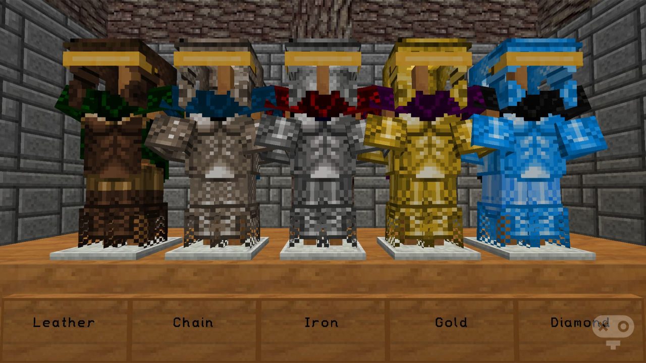 Iron Armor در بازی ماینکرافت