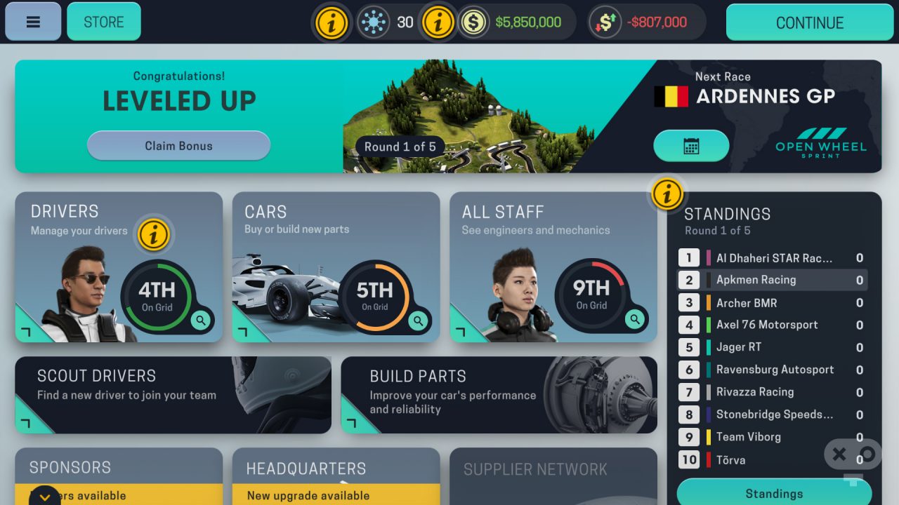 بازی Motorsport Manager Mobile 3