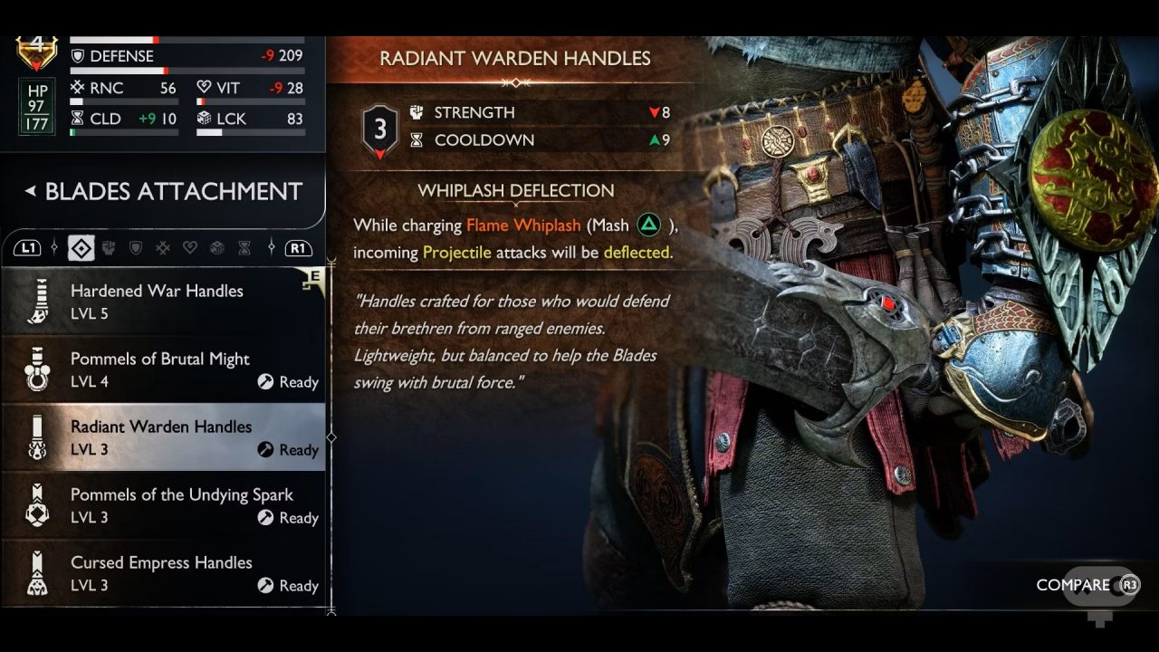افزونه سلاح Radiant Warden Handles