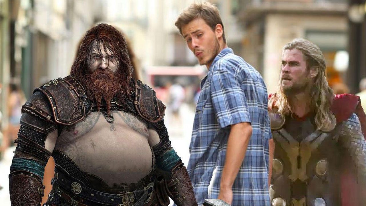 ثور God of War Ragnarok مارول