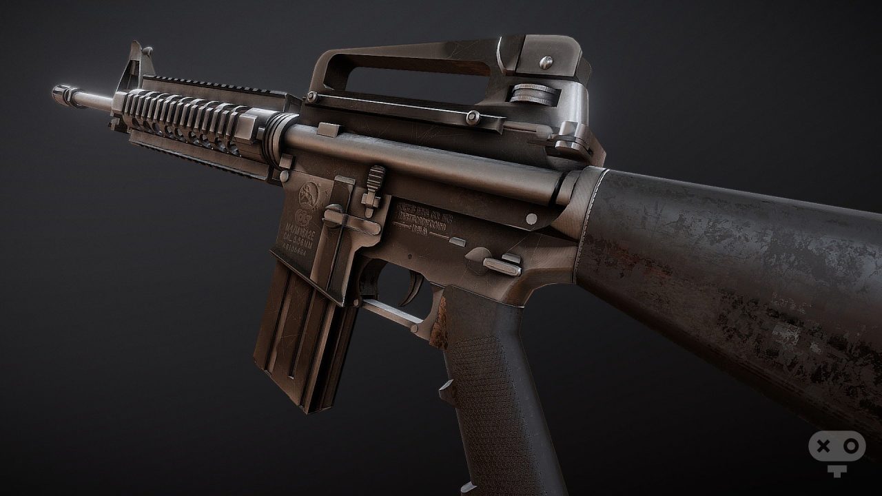 تفنگ M16 بازی Modern Warfare 2