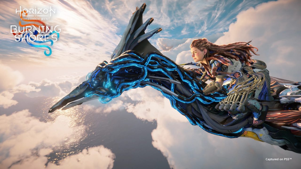 حجم بسته الحاقی Burning Shores بازی Horizon Forbidden West