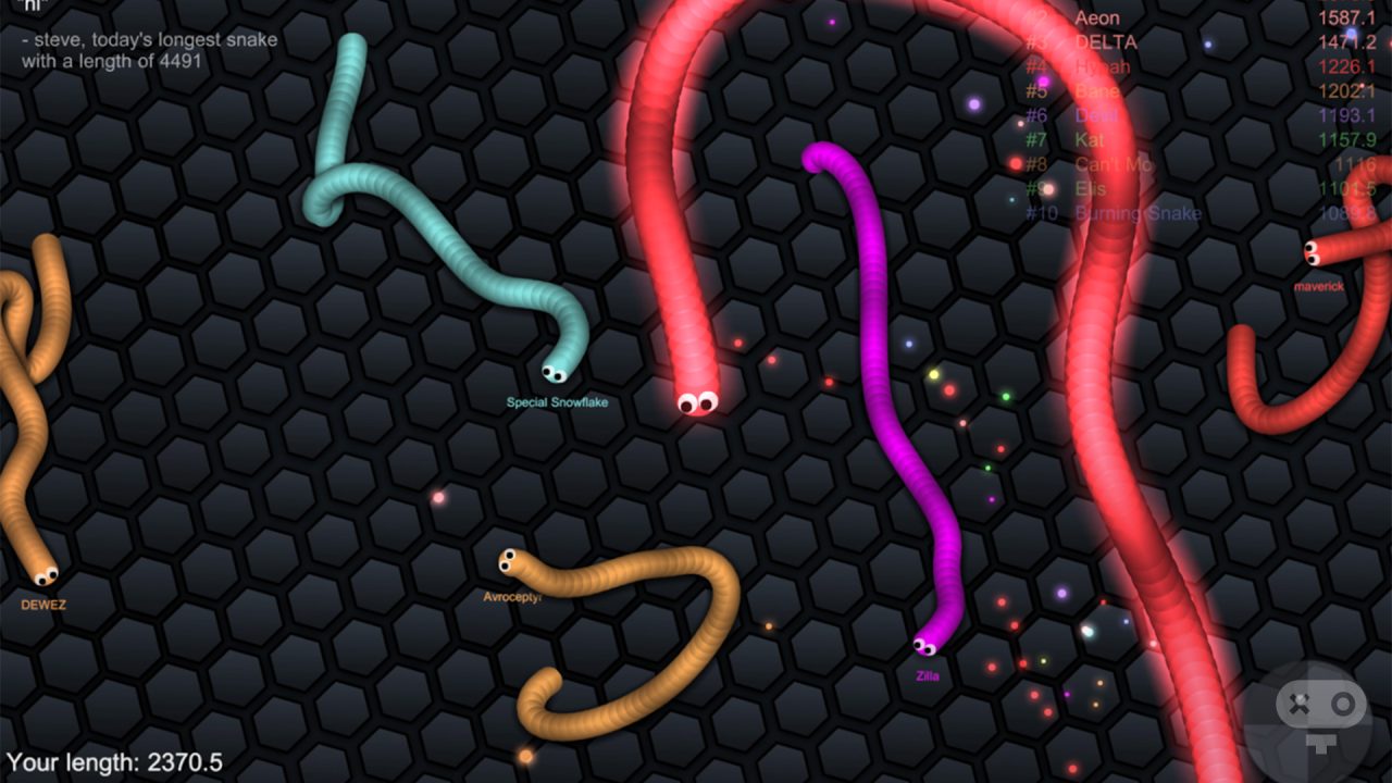 بازی Slither.io