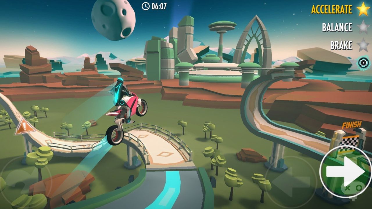 بازی Gravity Rider Space Bike Race