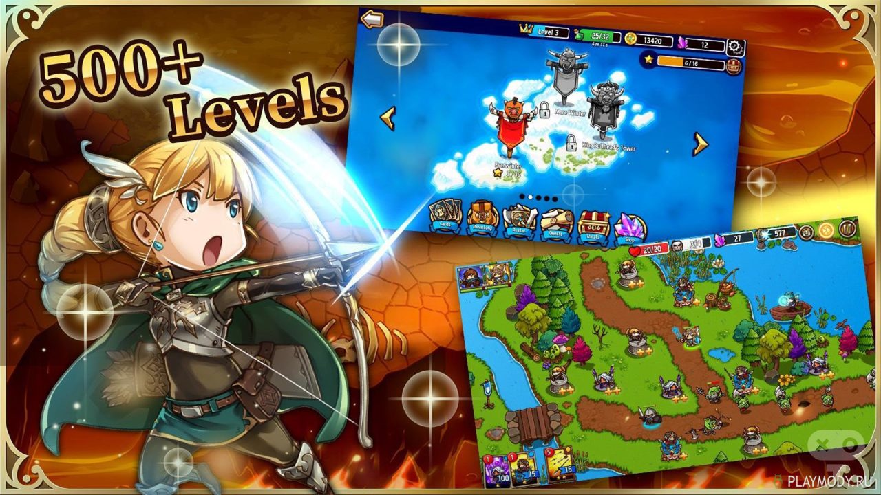 بازی Crazy Defense Heroes