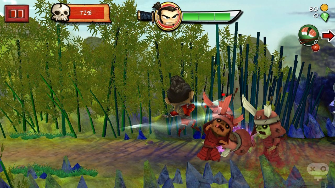 بازی Samurai vs Zombies Defense