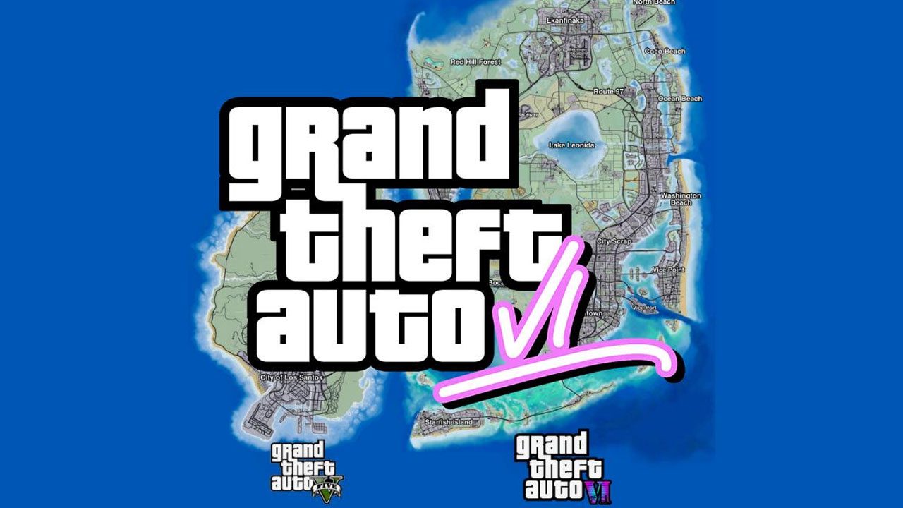 نقشه GTA 6 و GTA VI