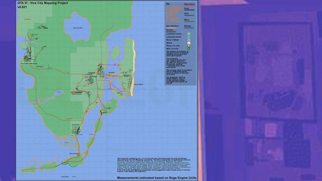 نقشه بازی GTA 6