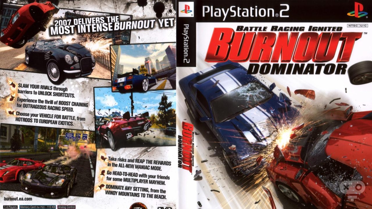 بازی Burnout در لیست بازی های انحصاری PS2