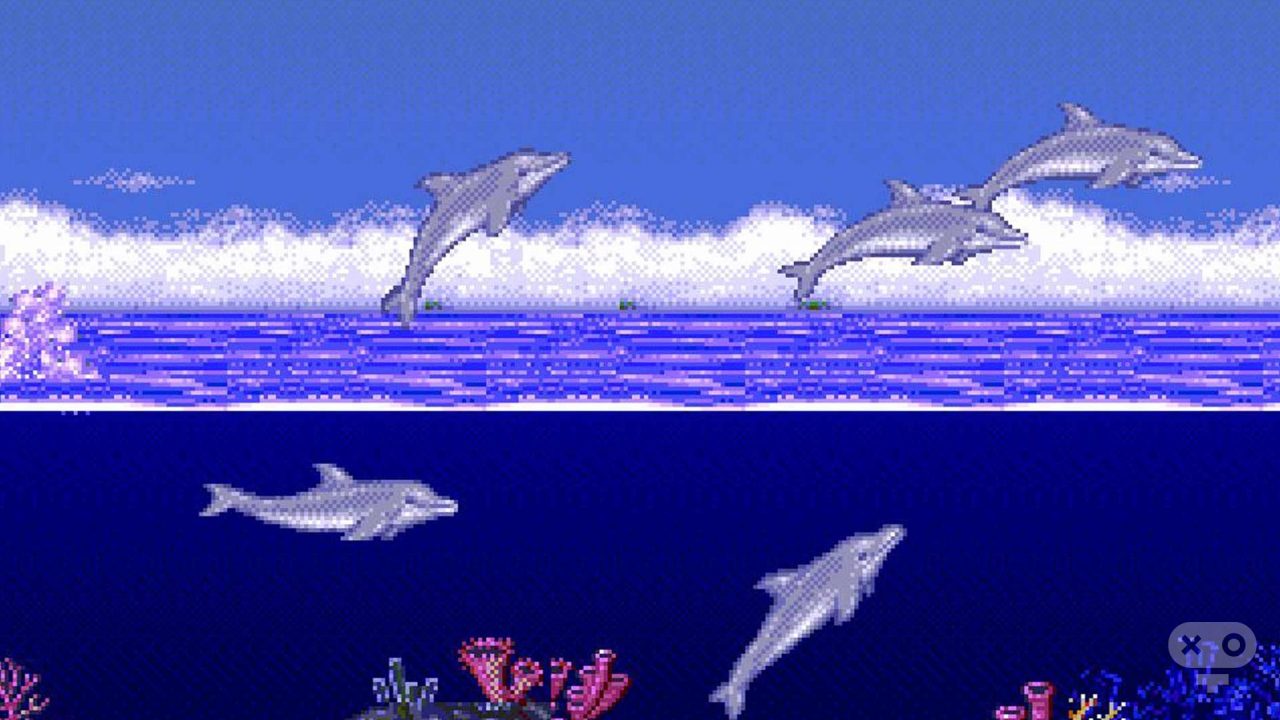 بازی Ecco The Dolphin در لیست بازی های دریایی و با سوژه اقیانوس و اکتشاف