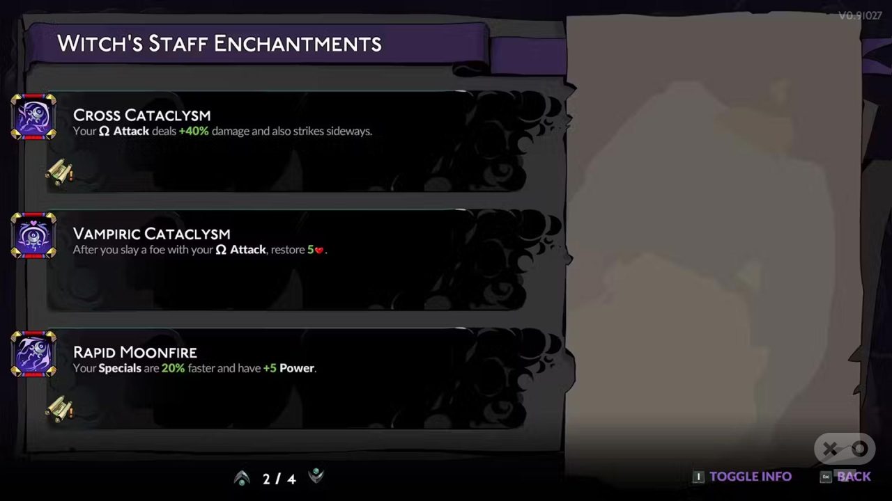 ارتقا Cross Cataclysm برای سلاح ها در بازی هیدیز 2