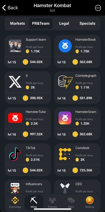 ماین کردن همستر کامبت پرافیت