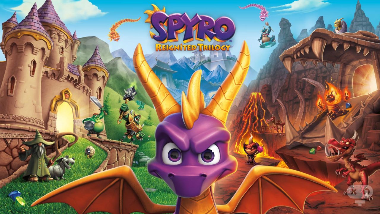 بازی Spyro Reignited Trilogy در فهرست بازی ها با گرافیک انیمیشنی