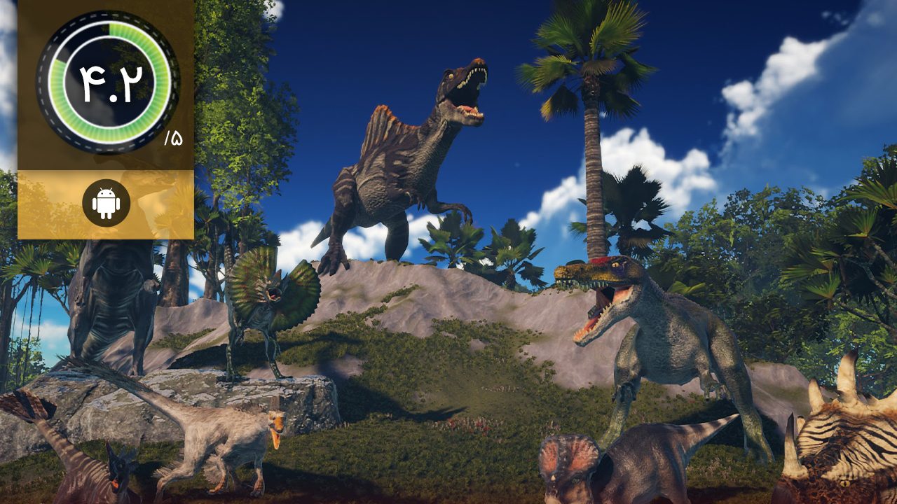 دانلود بازی VR Jurassic Dino Park Coaster برای اندروید
