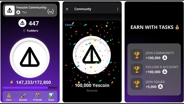 بازی تلگرامی Yescoin