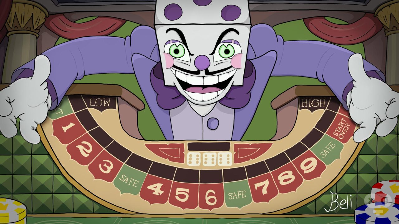 باس King Dice در بازی Cuphead